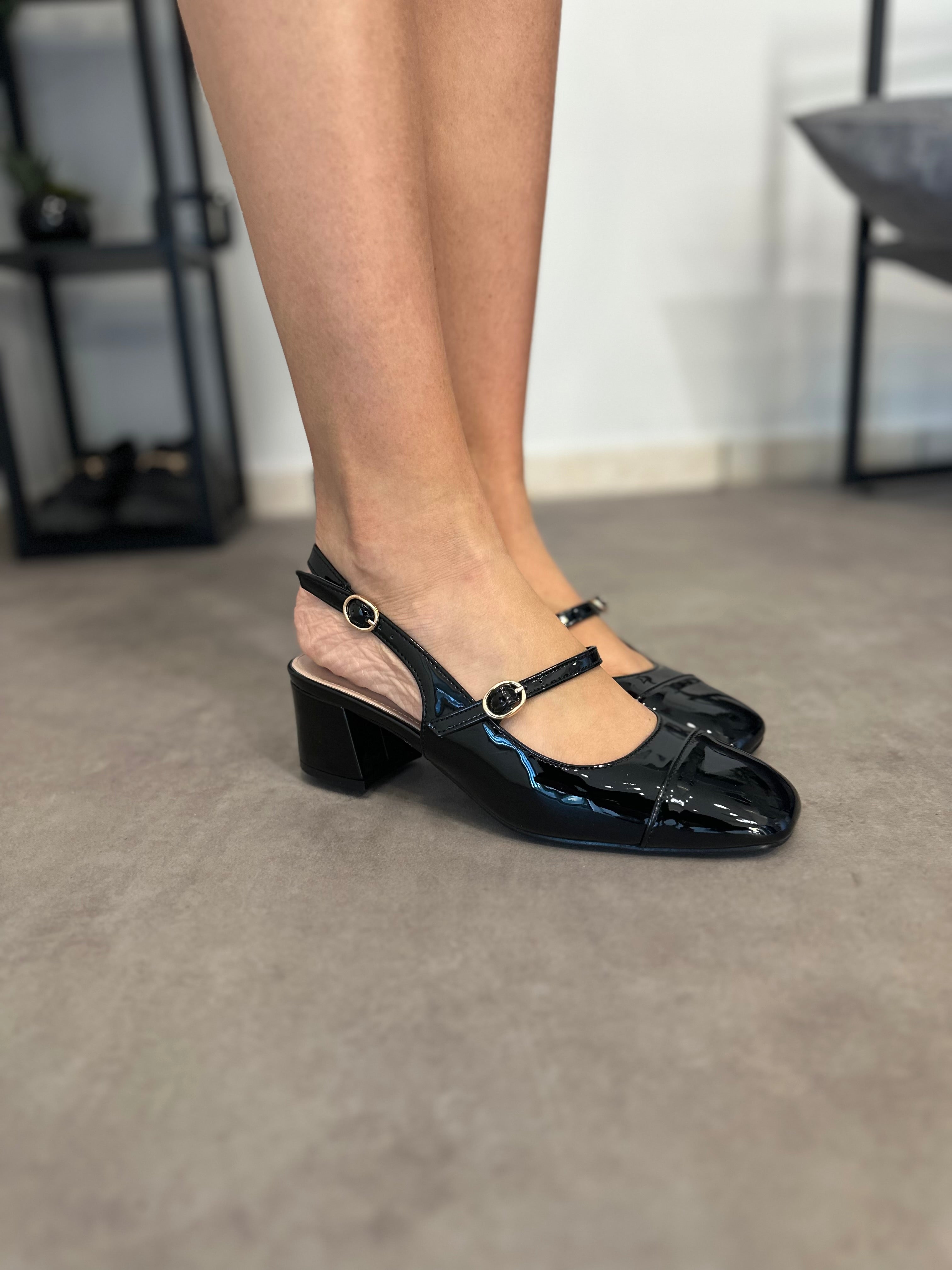 Altercore Margot Scarpe Donna Platform Mary Jane Nero Vegan Tacco Alto - Foto 8