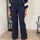 Pantalone Palazzo - Blu 8123