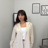Camicia rigo bianco - beige 1939