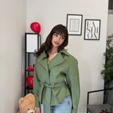 Biker Ecopelle - Green 8963