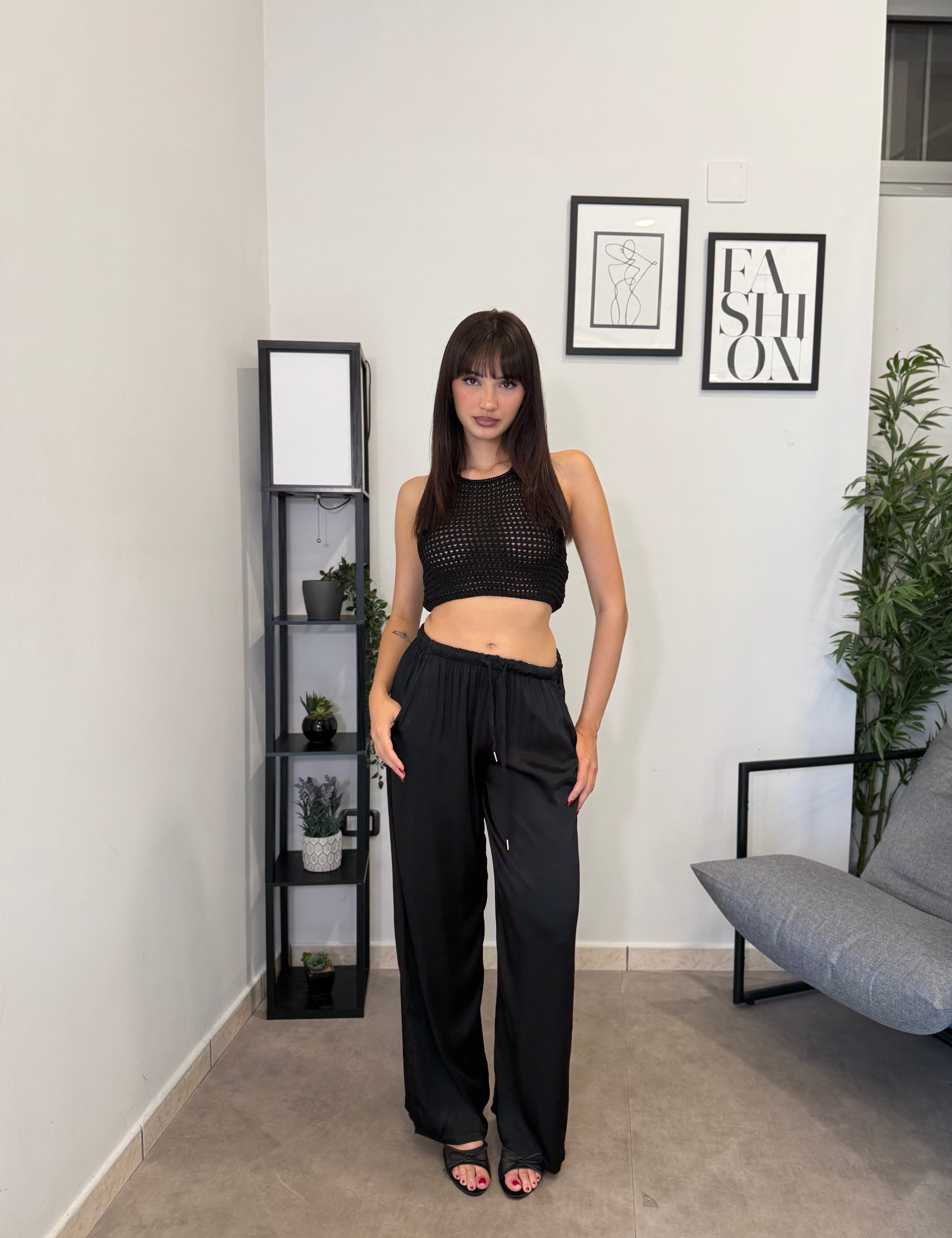 Pantalone Effetto Satin 2420