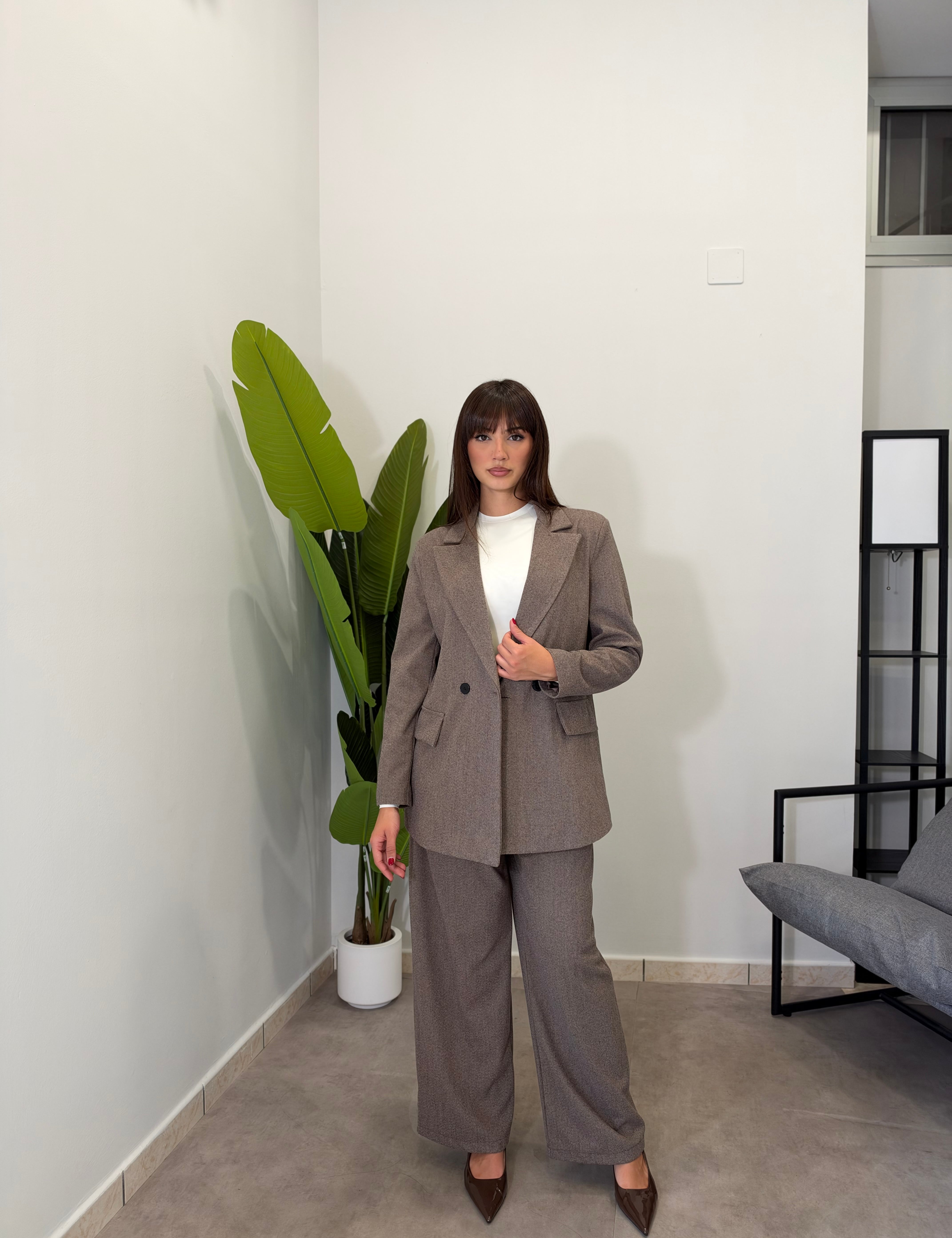 Blazer Spigato - Brown 2649