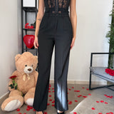 Pantalone Palazzo - Black 1140