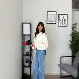Jeans wide leg chiaro 9255
