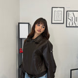 Biker Ecopelle - Brown