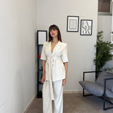 Tailleur in Misto Lino 2637