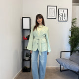 Blazer con Cintura Green - 3871