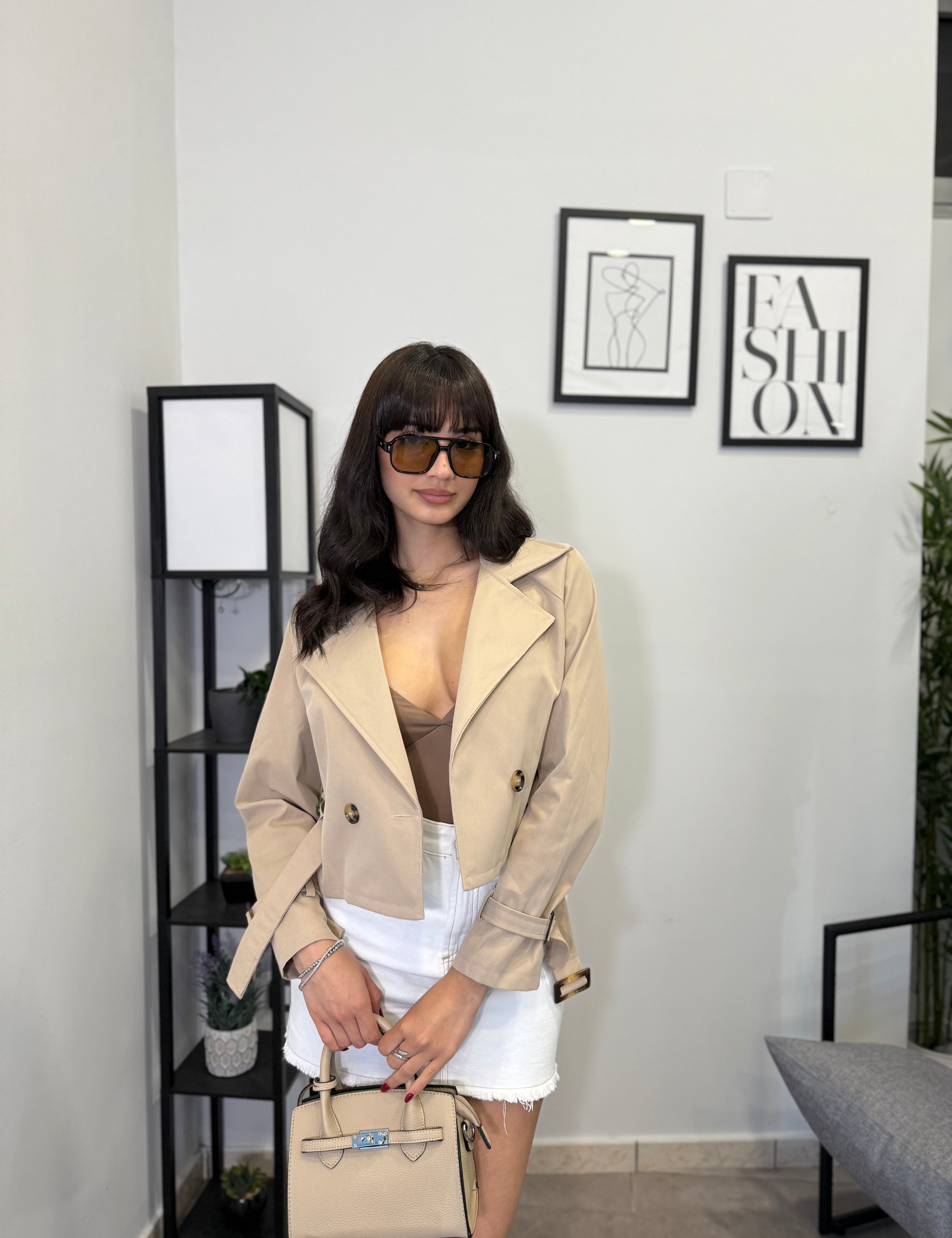 Trench Crop Camel 4475