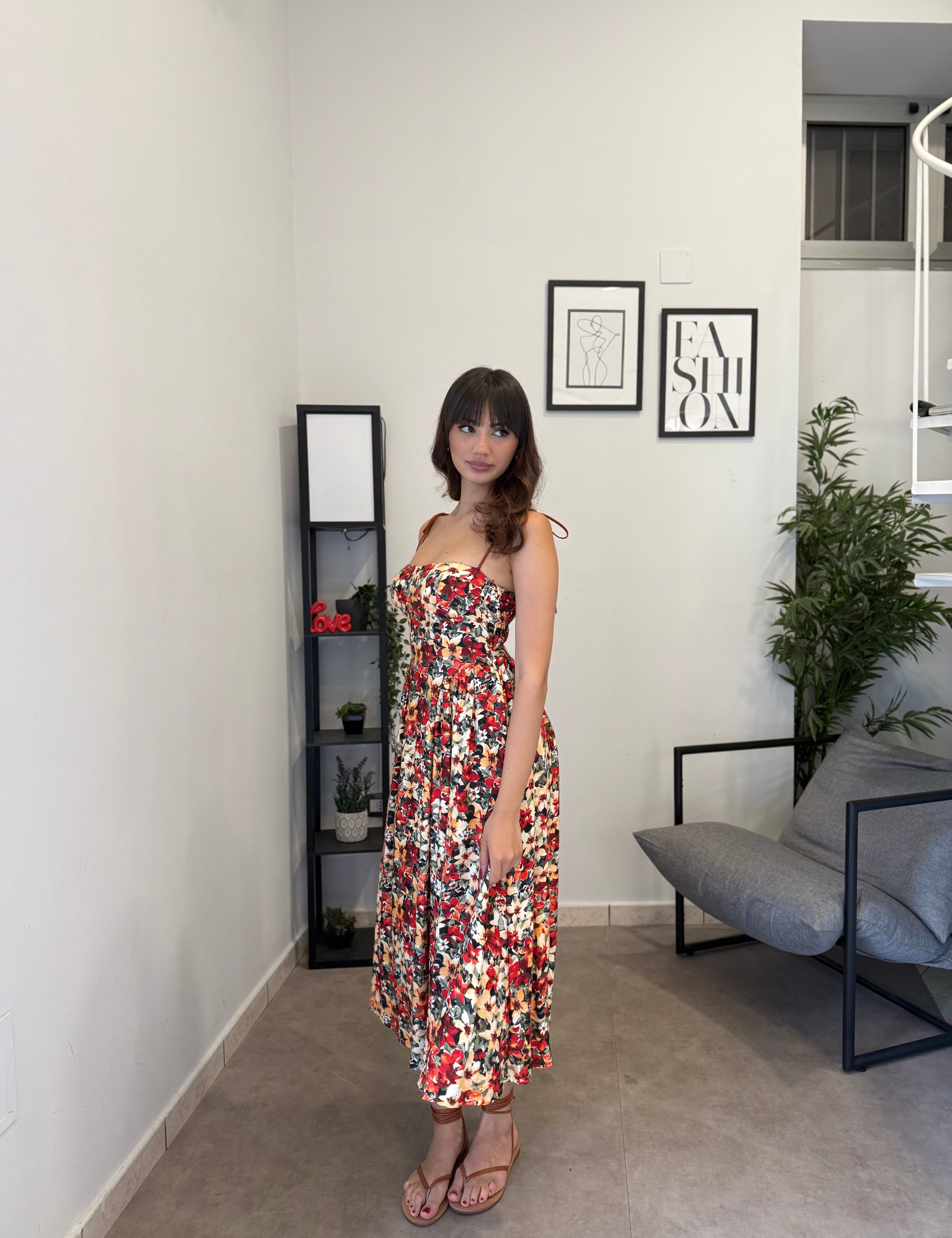 Abito Selena Fiorato 60058