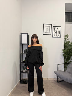 Pantalone Tuta con risvolto 9619