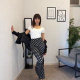 Pantalone a Zampa Pois 6197