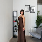 Abito Lungo Satin 2780