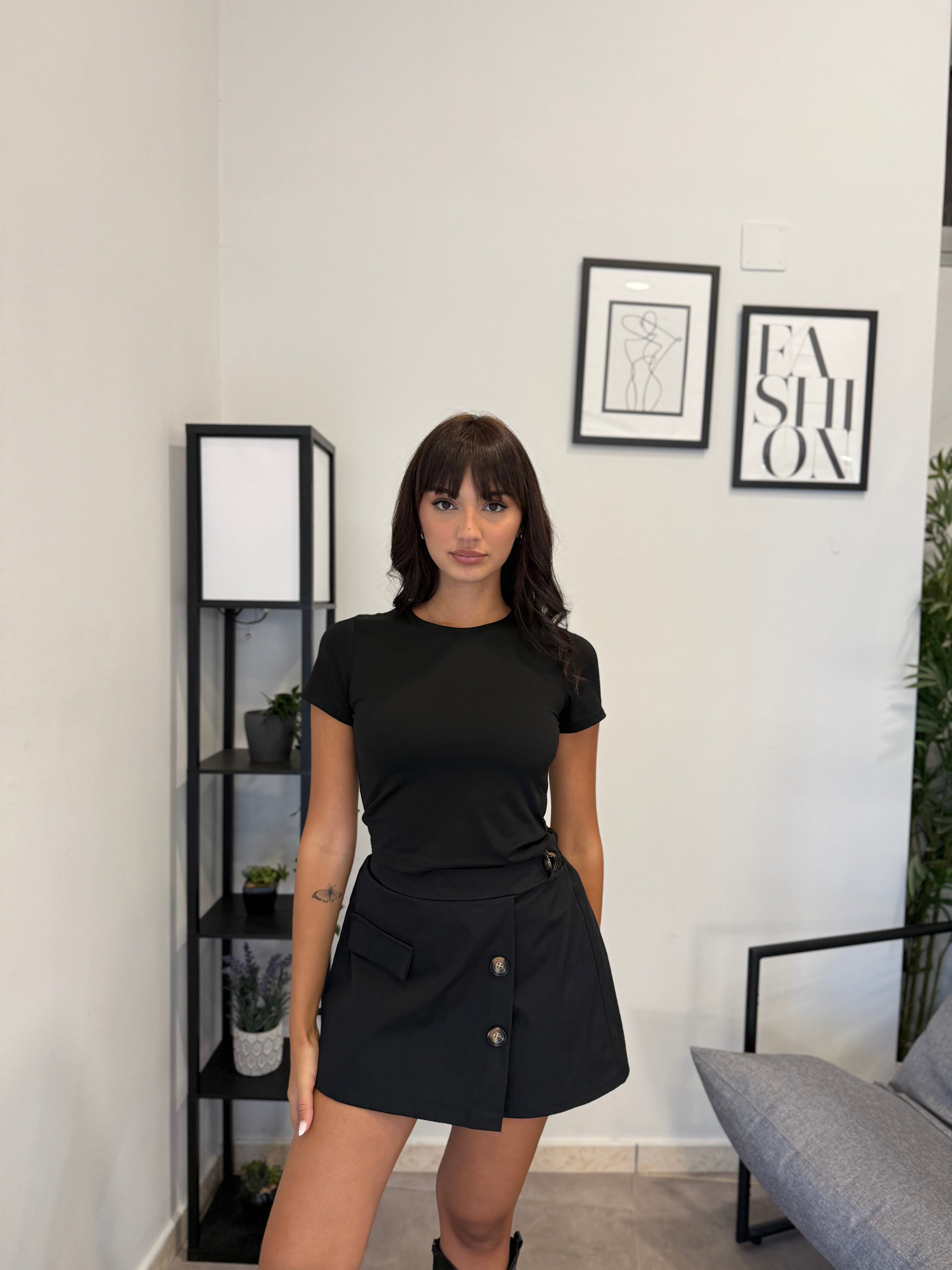 T-Shirt Crop in licra 7392