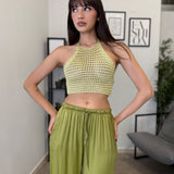 Crop Top in Crochet 2372