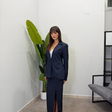 Tailleur Gessato con Gonna 6705