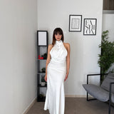 Abito Lungo Satin 60503