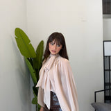 Camicia velata con fiocco 2117
