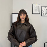 Biker Ecopelle - Brown