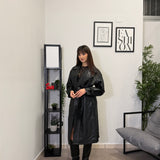 Trench in Ecopelle - Black 0134
