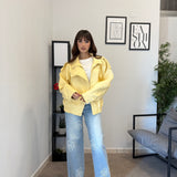 Biker Ecopelle Yellow 5009