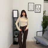 Jeans Wide leg Brown 362