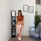 Gonna Pareo Etnic Orange 6933