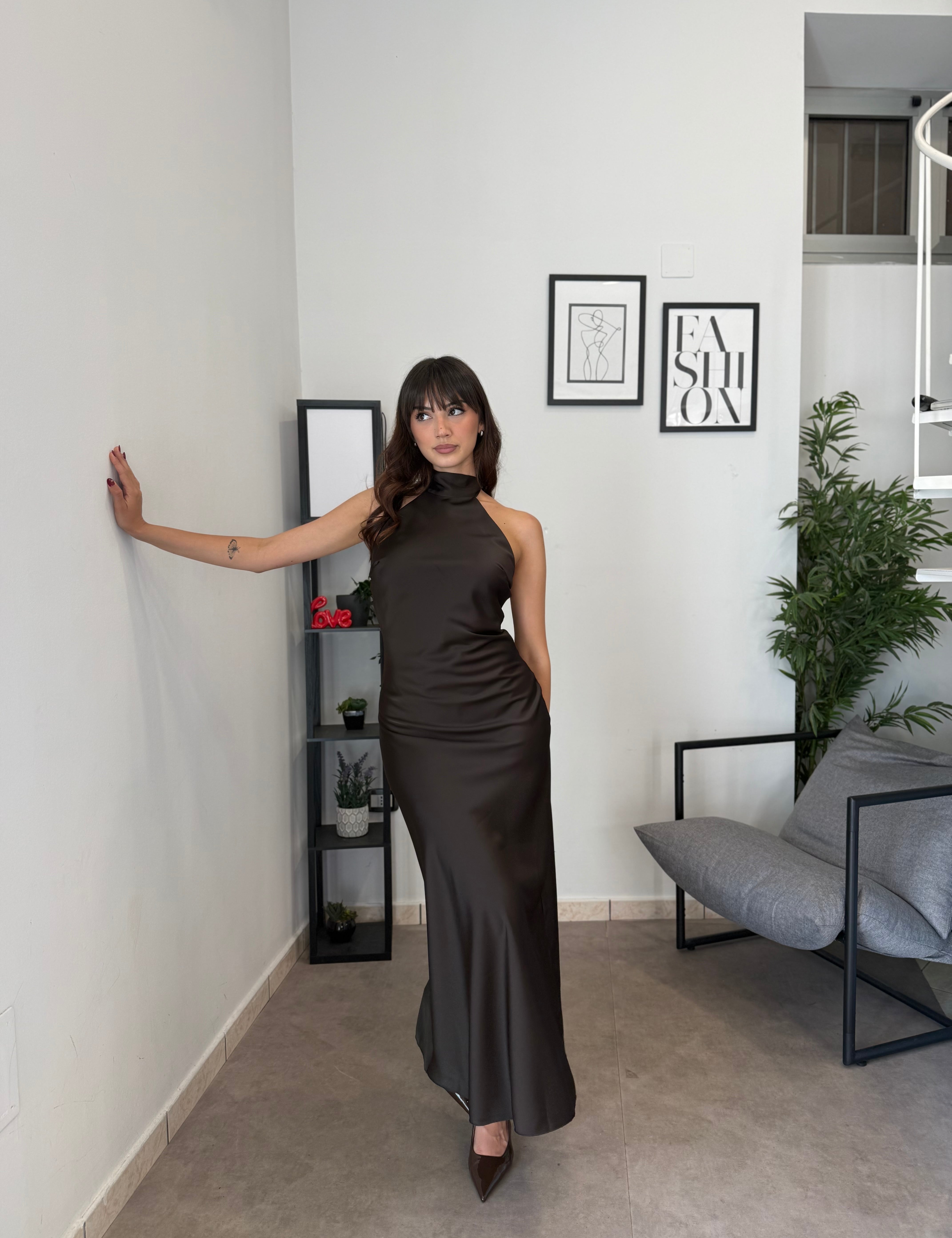 Abito Satin Valentina 2759