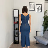 Abito Midi in Denim 2312