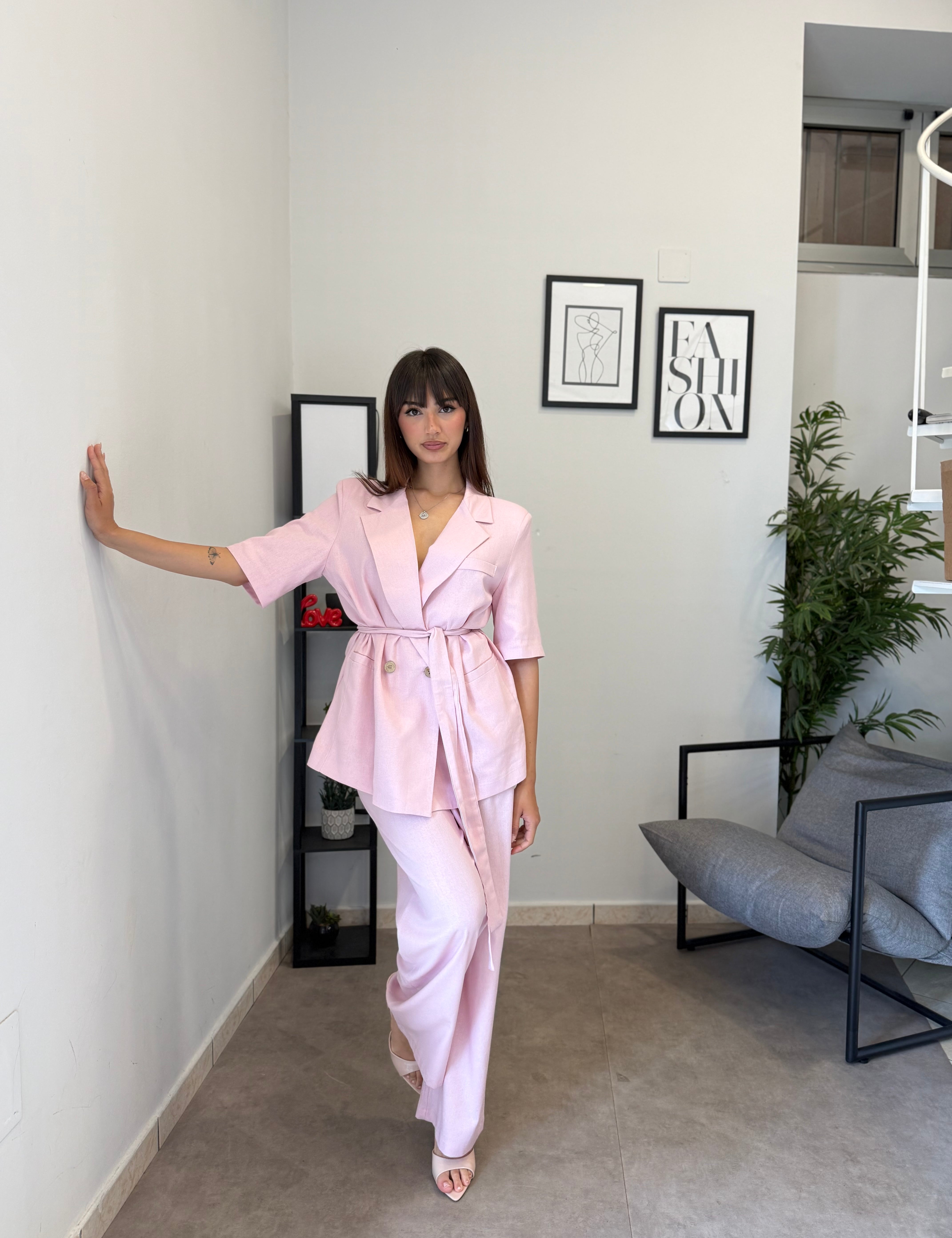 Tailleur in Misto Lino 2637