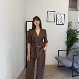 Tailleur in Misto Lino 2637