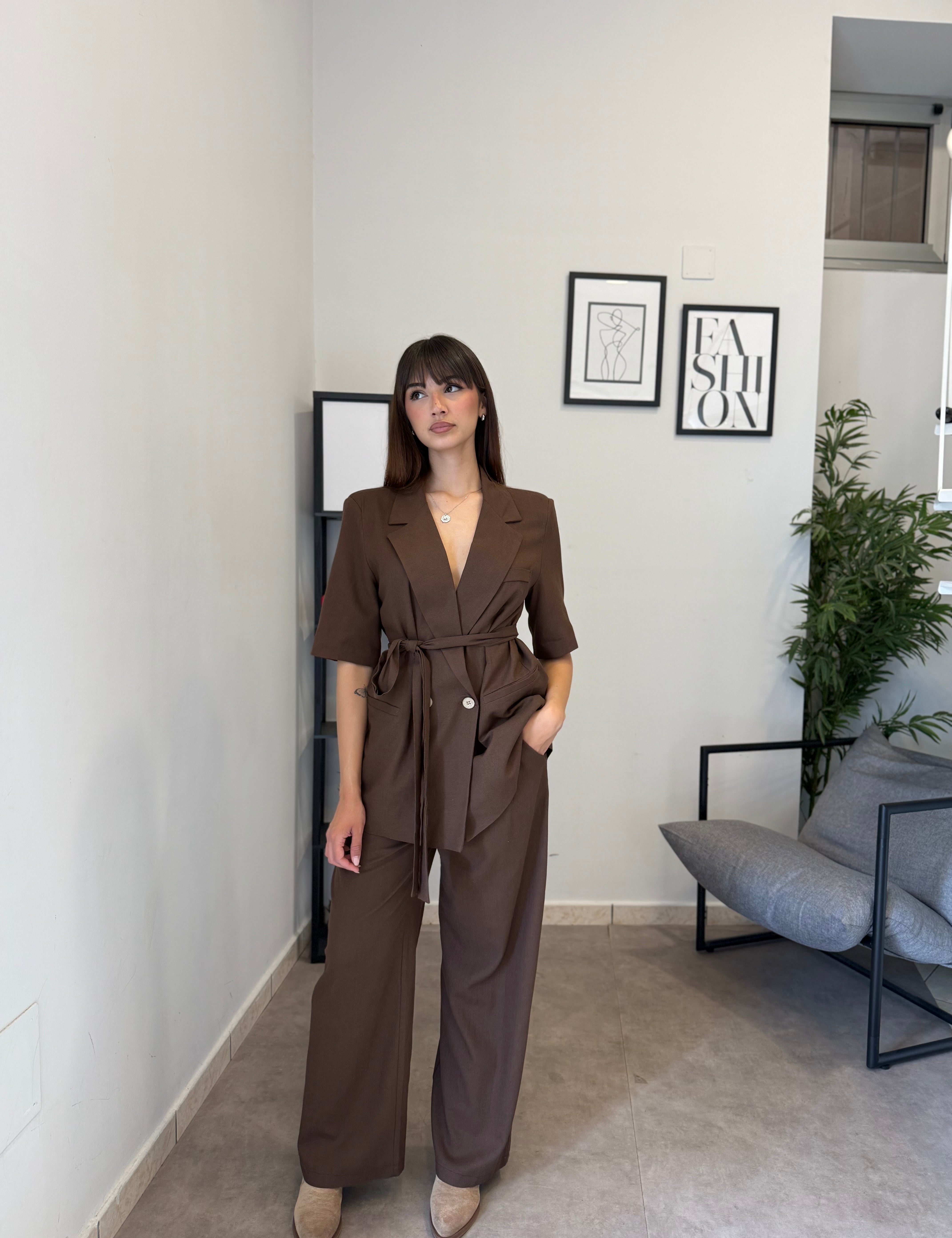 Tailleur in Misto Lino 2637