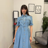 Abito in Denim Chiaro