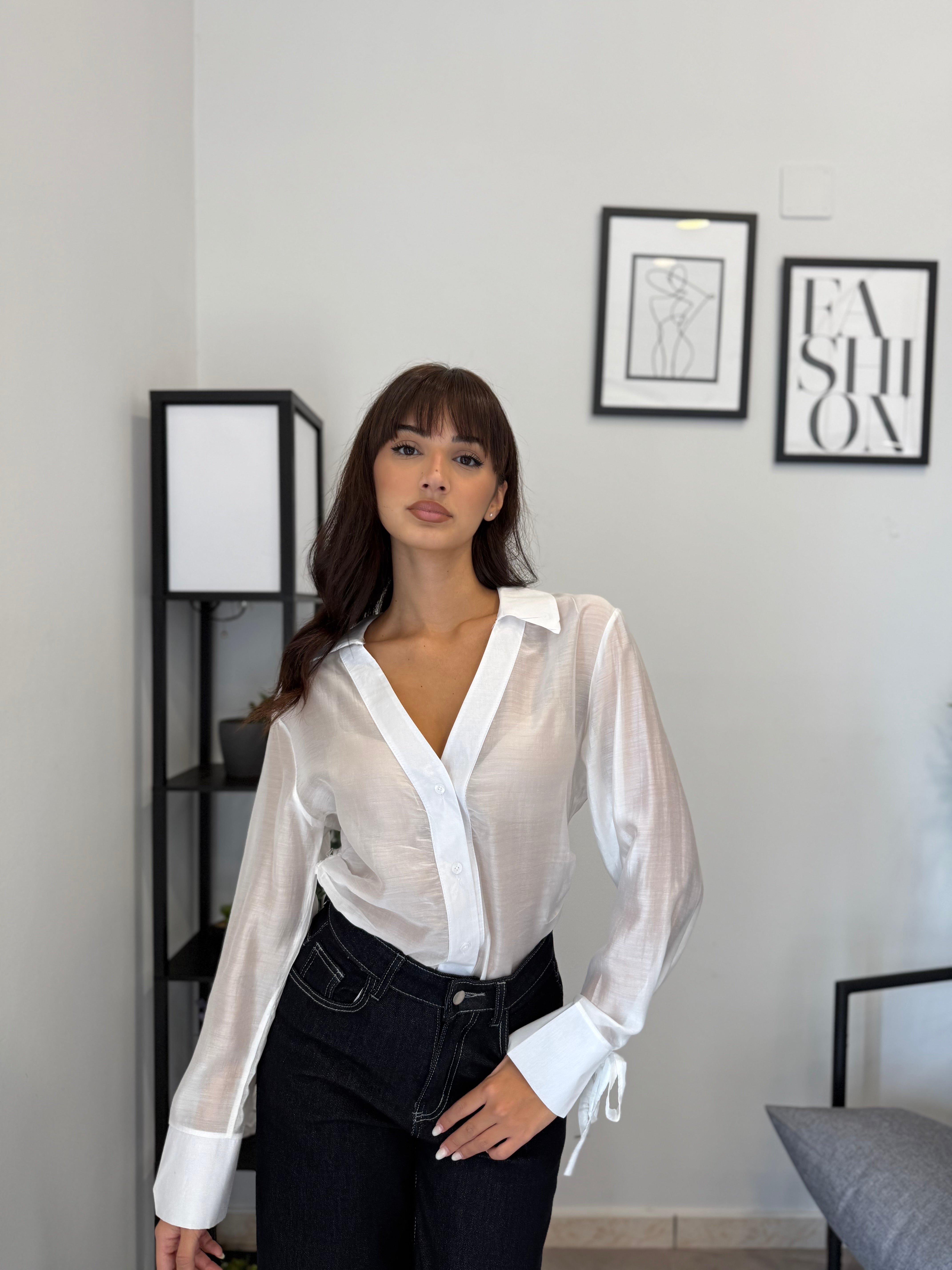 Camicia effetto velato 66628