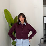 Cardigan Crop 9396