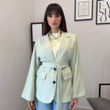 Blazer con Cintura Green - 3871