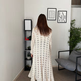 Cardigan Lungo in filo