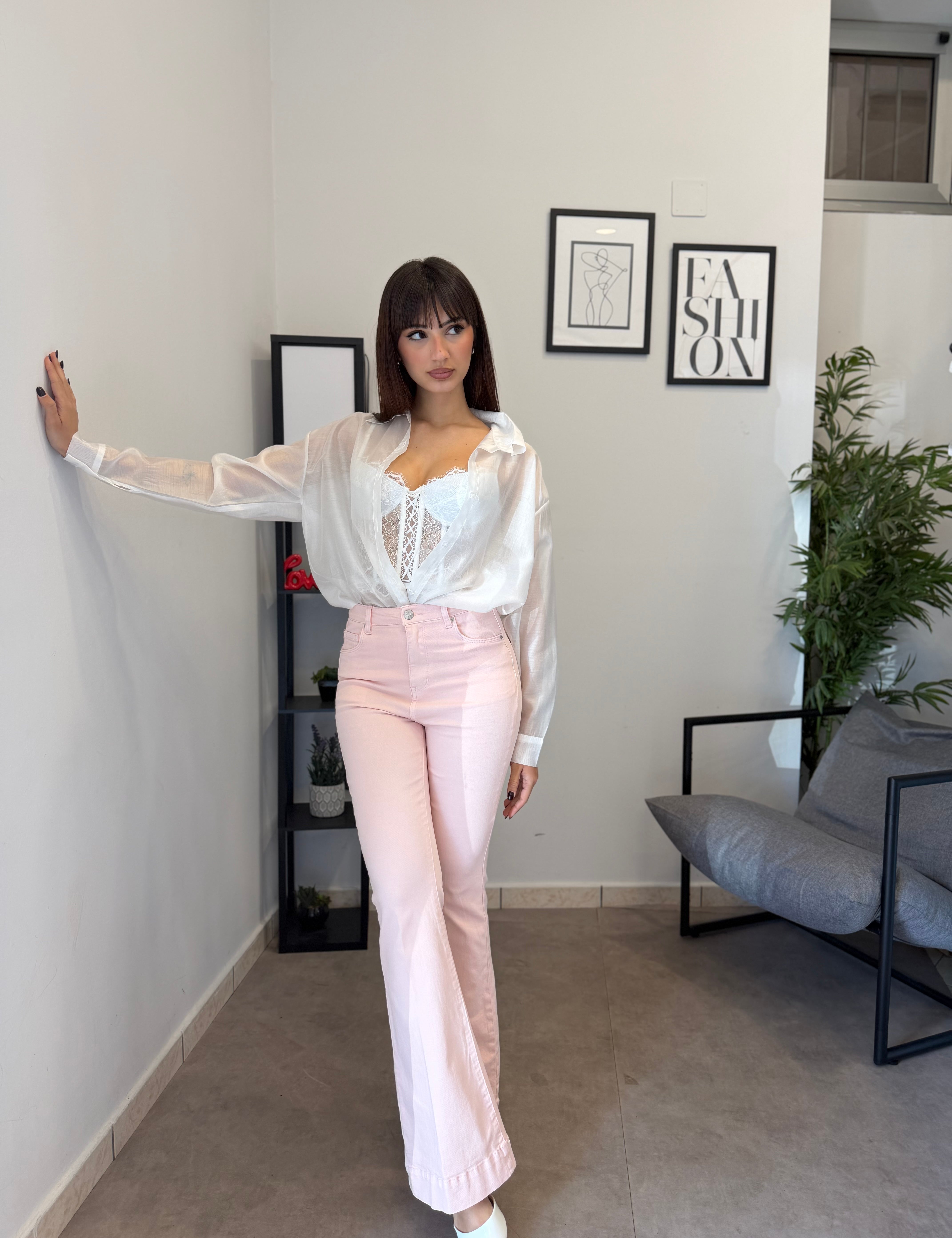 Jeans a Zampa - Rosa 9439