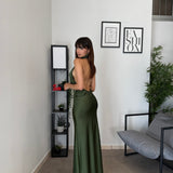 Abito Lungo Satin 60503