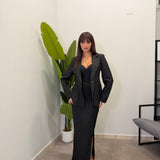 Tailleur Gessato con Gonna 6705