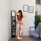 Gonna Pareo Etnic Orange 6933