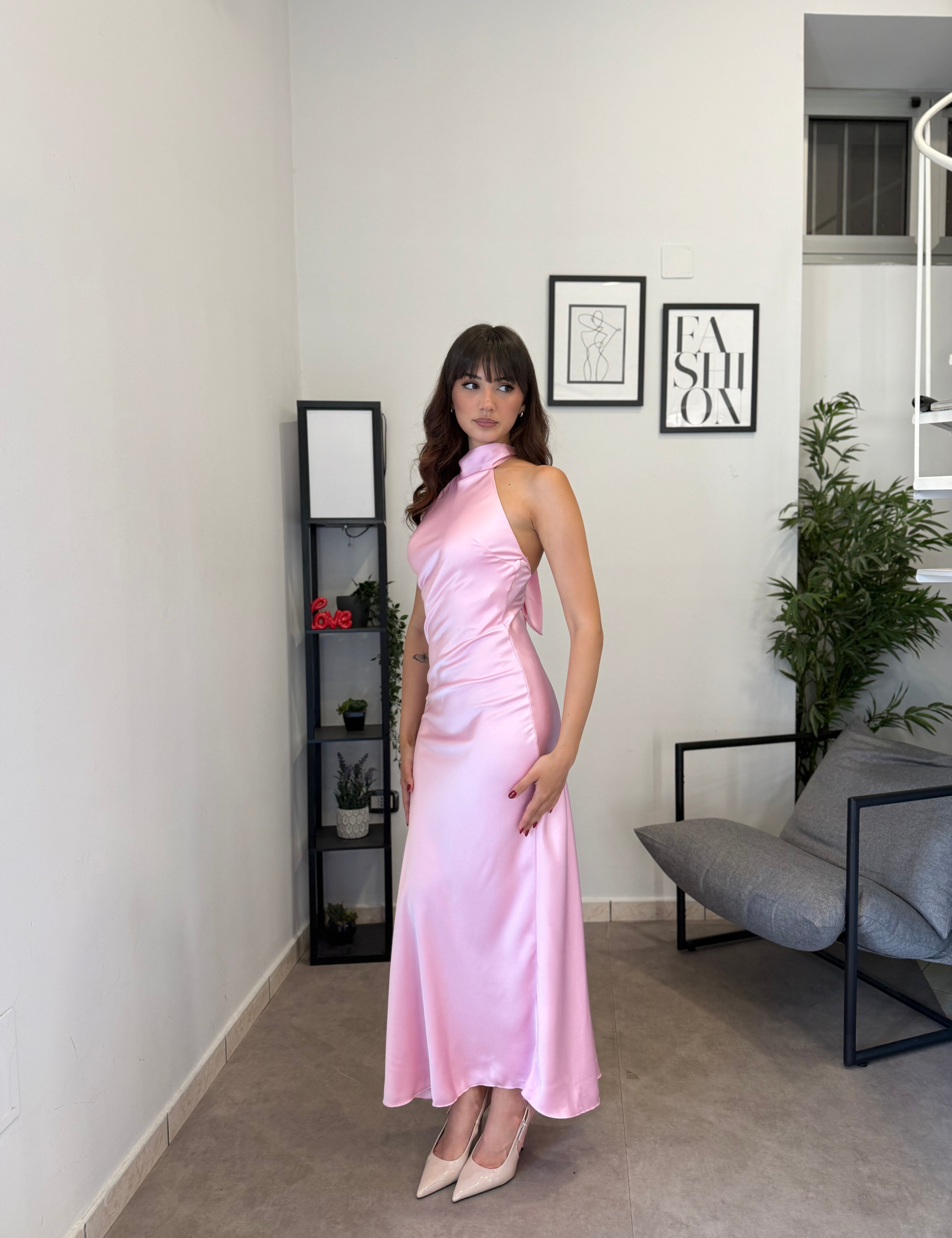 Abito Satin Valentina 2759