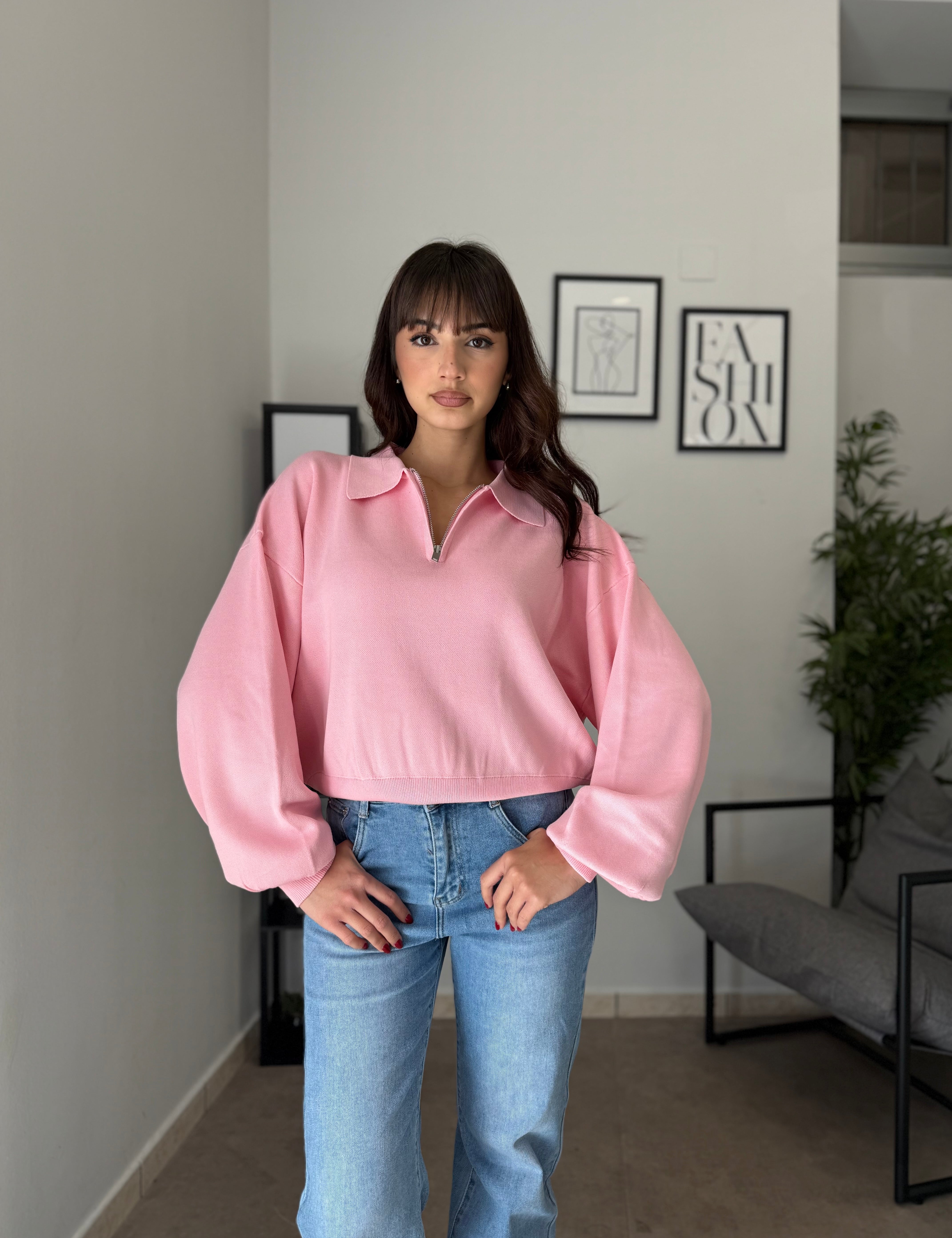 Pull polo con zip 43037