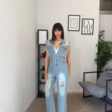 Tuta in Denim 1038