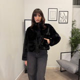 Pelliccia Bomber - Black 25208
