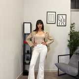 Jeans a Zampa Bianco  9439