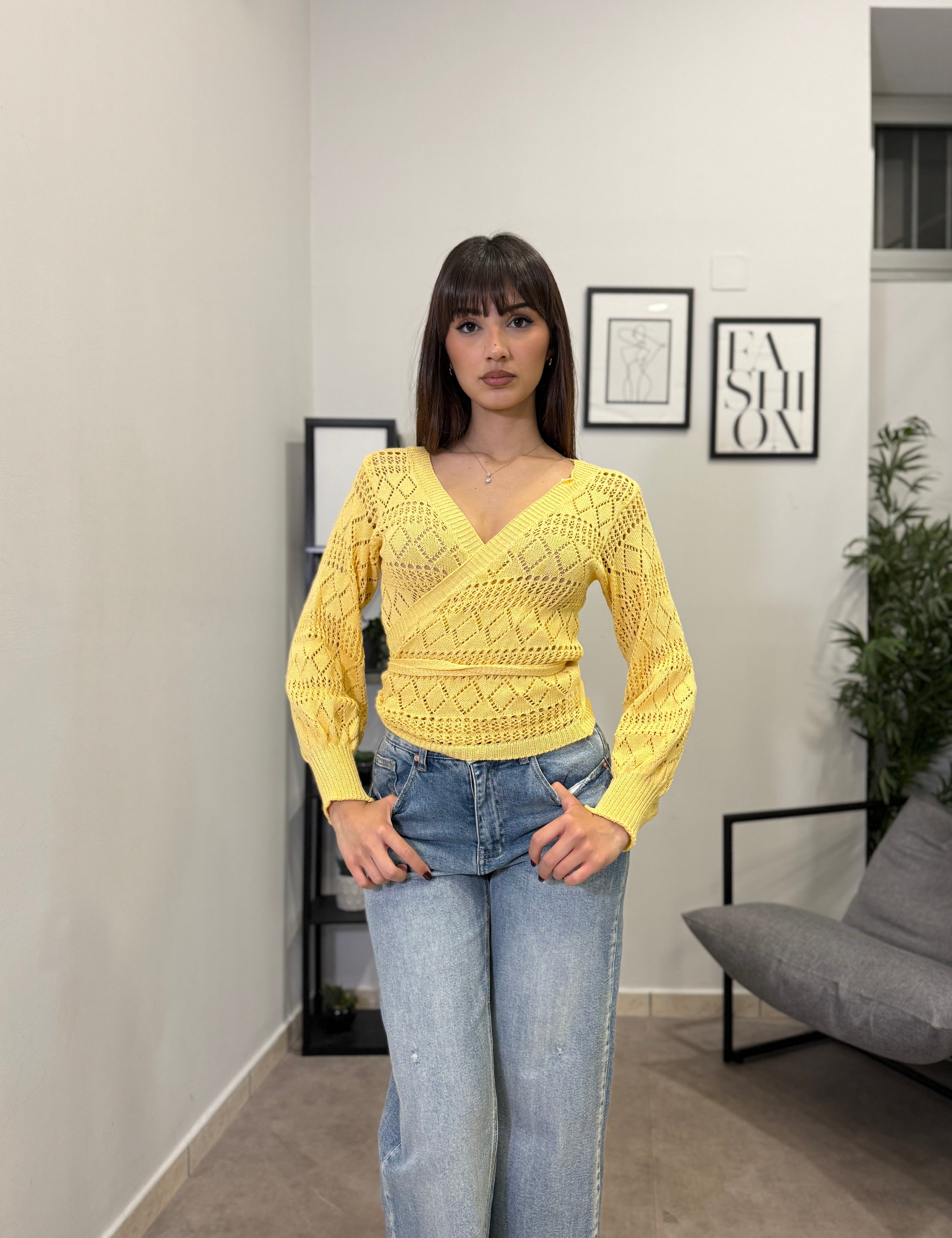 Maglia Incrociata in filo 2608