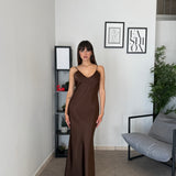 Abito Lungo Satin 2780