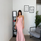 Abito Lungo Satin 2780