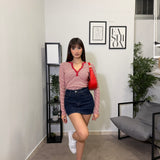 Minigonna in denim Scuro 2588
