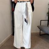Pantalone in Cotone bianco 3264